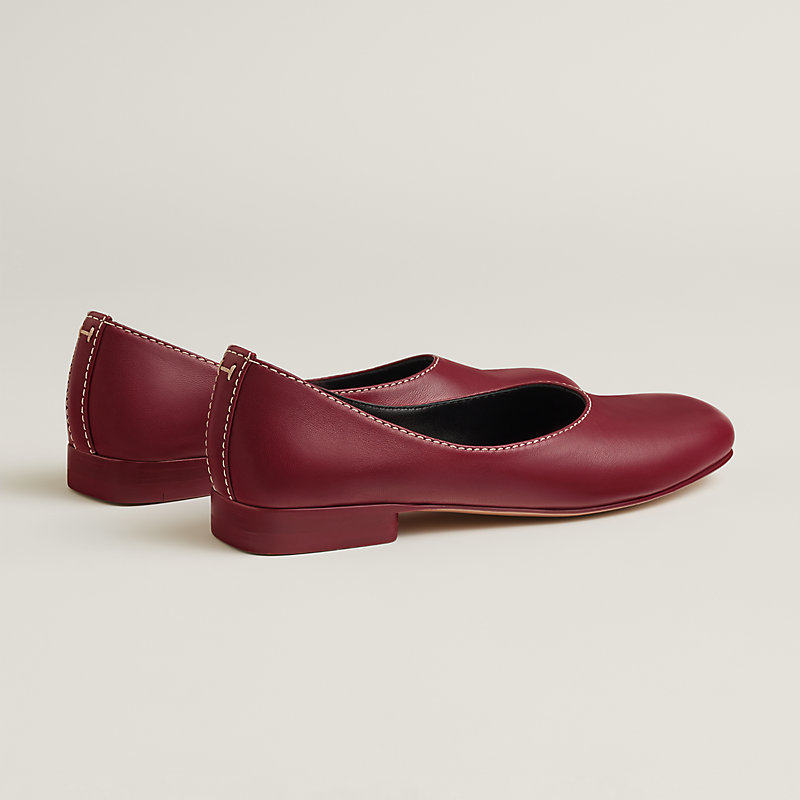 バレエシューズ 《リズ》 - レッド | Hermès - エルメス-公式サイト